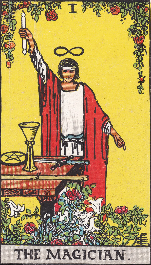 The Magician upright The Magician