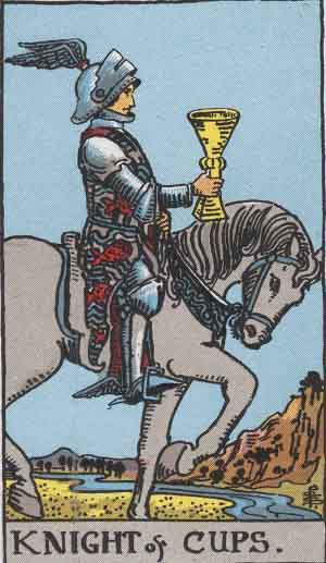 Knight of Cups upright Knight of Cups