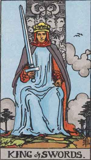 King of Swords upright King of Swords